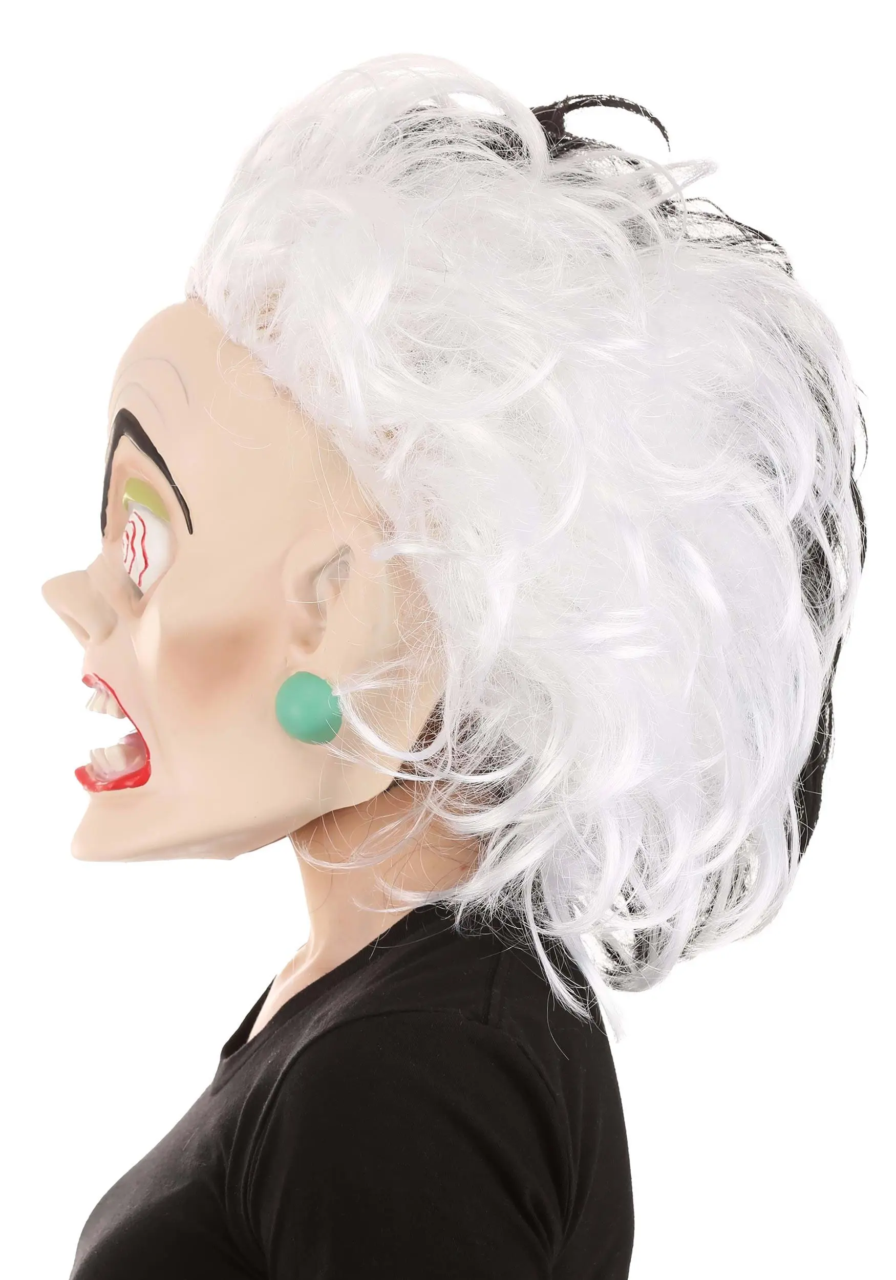 Elope Disney 101 Dalmatians Cruella De Vil Latex Mask 4 Elope Disney 101 Dalmatians Cruella De Vil Latex Mask - Image 2