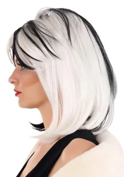 Partytime Costume & Lingerie (Yiwu) Factory Cruella De Vil Wig For Women From Disney's 101 Dalmatians 8 Partytime Costume & Lingerie (Yiwu) Factory Cruella De Vil Wig For Women From Disney's 101 Dalmatians -Disney Costumes Sales 101 dalmatians fashion cruella de vil wig alt 2
