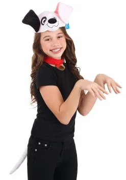 Elope Disney 101 Dalmatians Patch Headband, Collar, And Tail Kit -Disney Costumes Sales 101 dalmatians patch headband collar tail kit alt 7