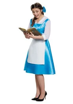 Disguise Beauty And The Beast Belle Blue Costume Dress For Adults 9 Disguise Beauty And The Beast Belle Blue Costume Dress For Adults -Disney Costumes Sales adult belle blue costume dress alt 3