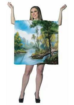 Rasta Imposta Adult Bob Ross Painting Dress Costume