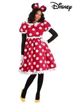 Fun Costumes Disney Deluxe Minnie Mouse Adult Costume -Disney Costumes Sales adult deluxe minnie mouse costume alt 5