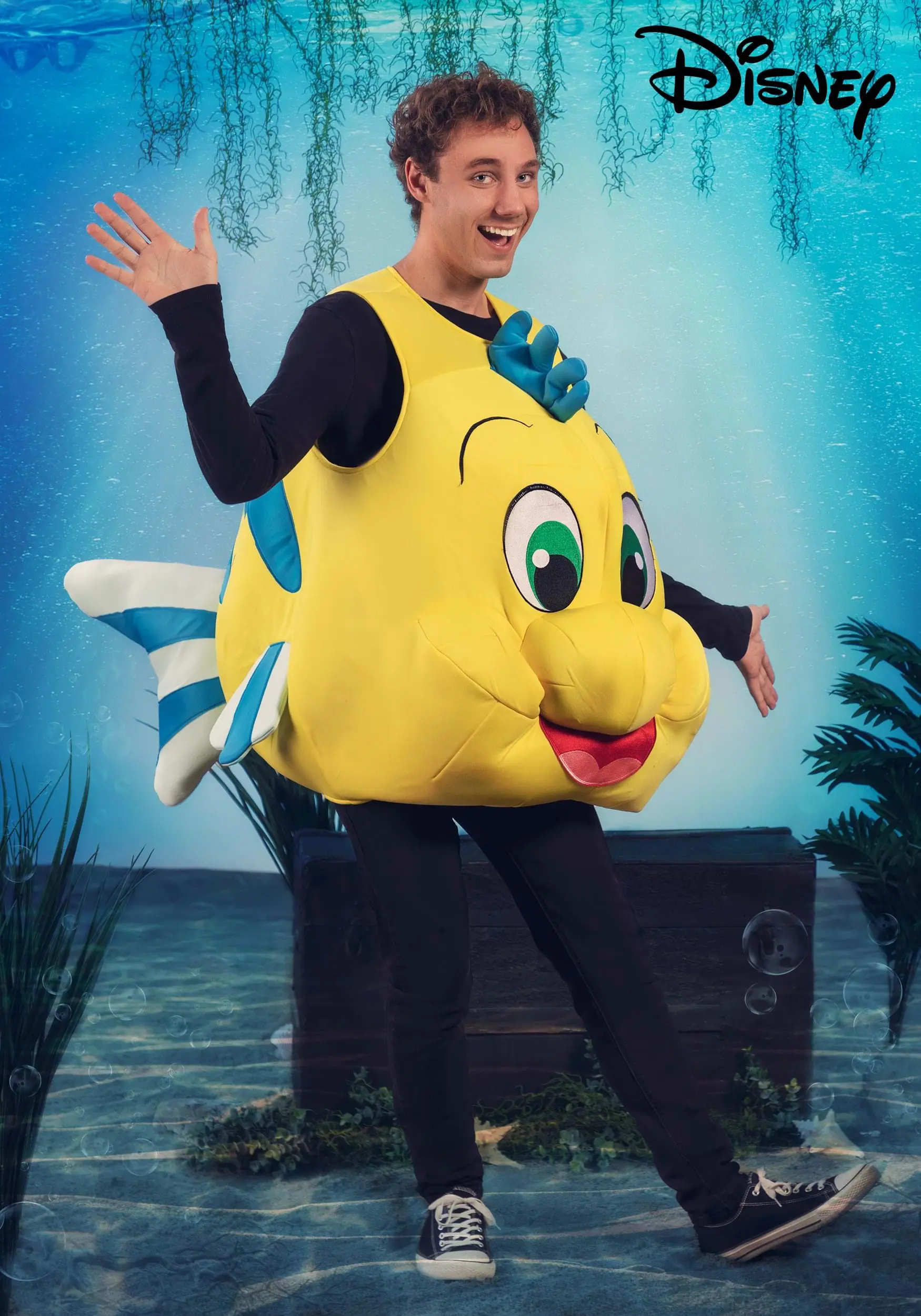 Fun Costumes Disney Flounder Costume For Adults 3 Fun Costumes Disney Flounder Costume For Adults