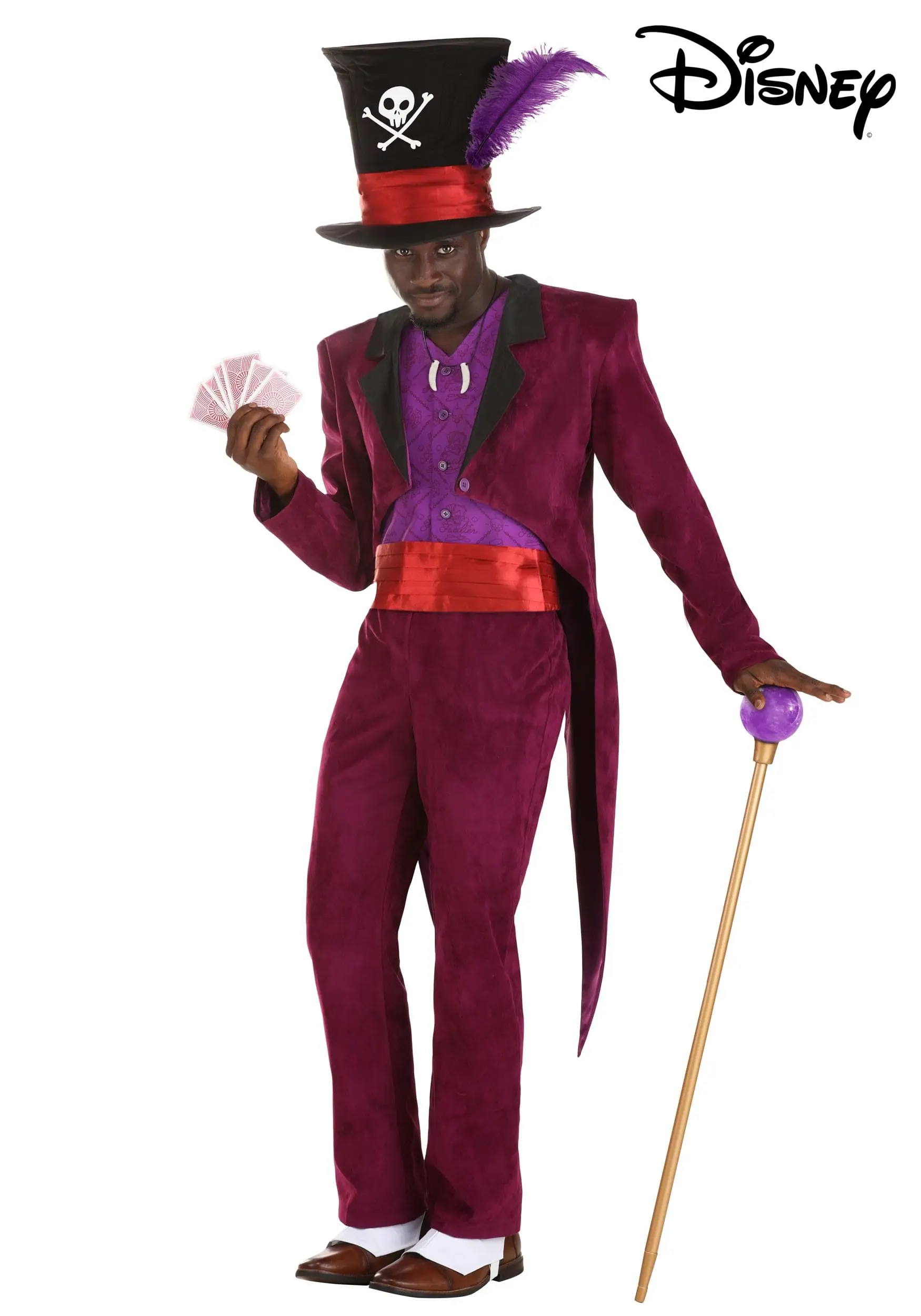 Fun Costumes Disney Dr. Facilier Costume For Adults 6 Fun Costumes Disney Dr. Facilier Costume For Adults - Image 4