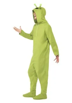 Smiffys Green Alien Jumpsuit Costume For Adults