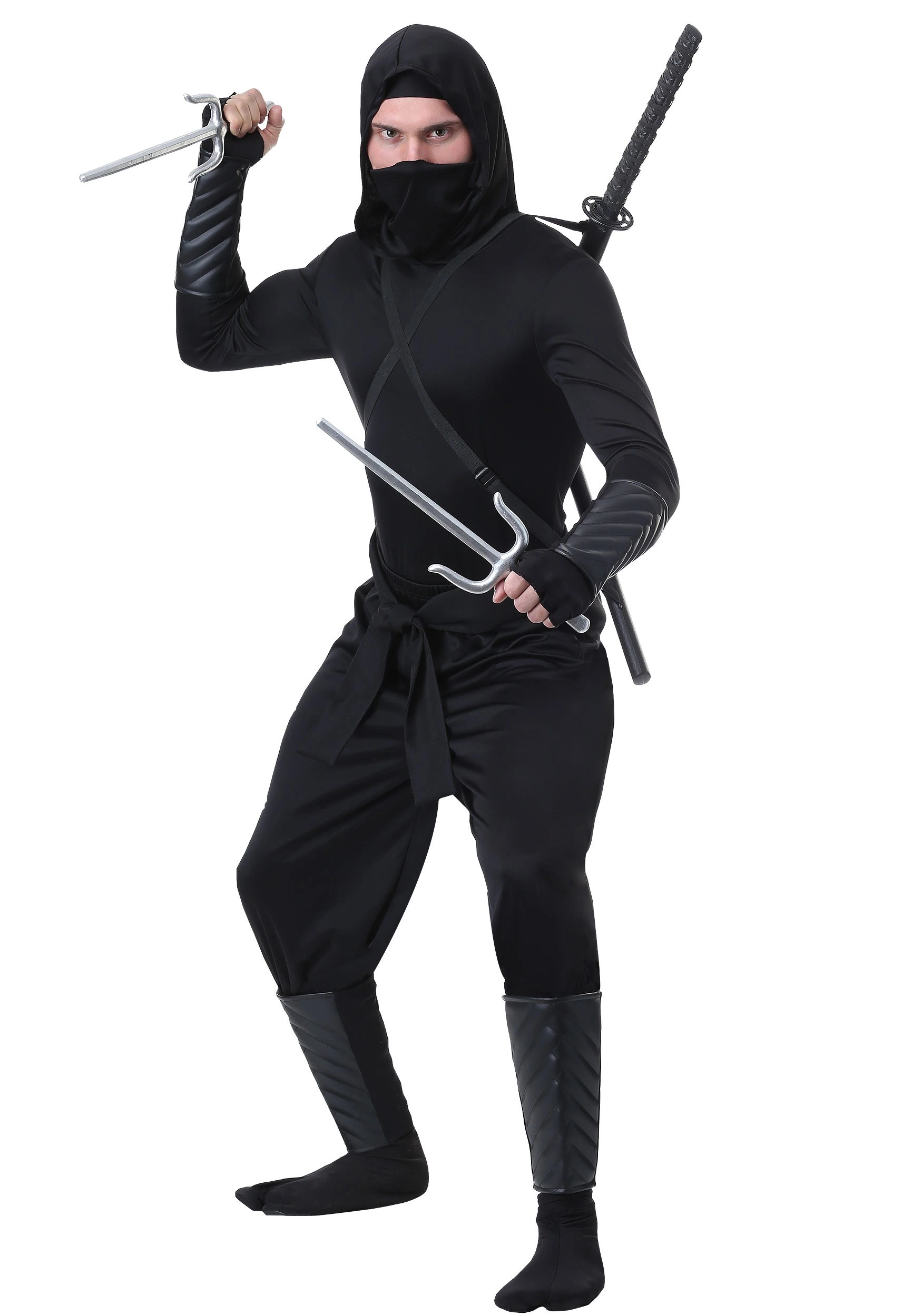 Fun Costumes Adult Plus Size Stealth Shinobi Ninja Costume 3 Fun Costumes Adult Plus Size Stealth Shinobi Ninja Costume