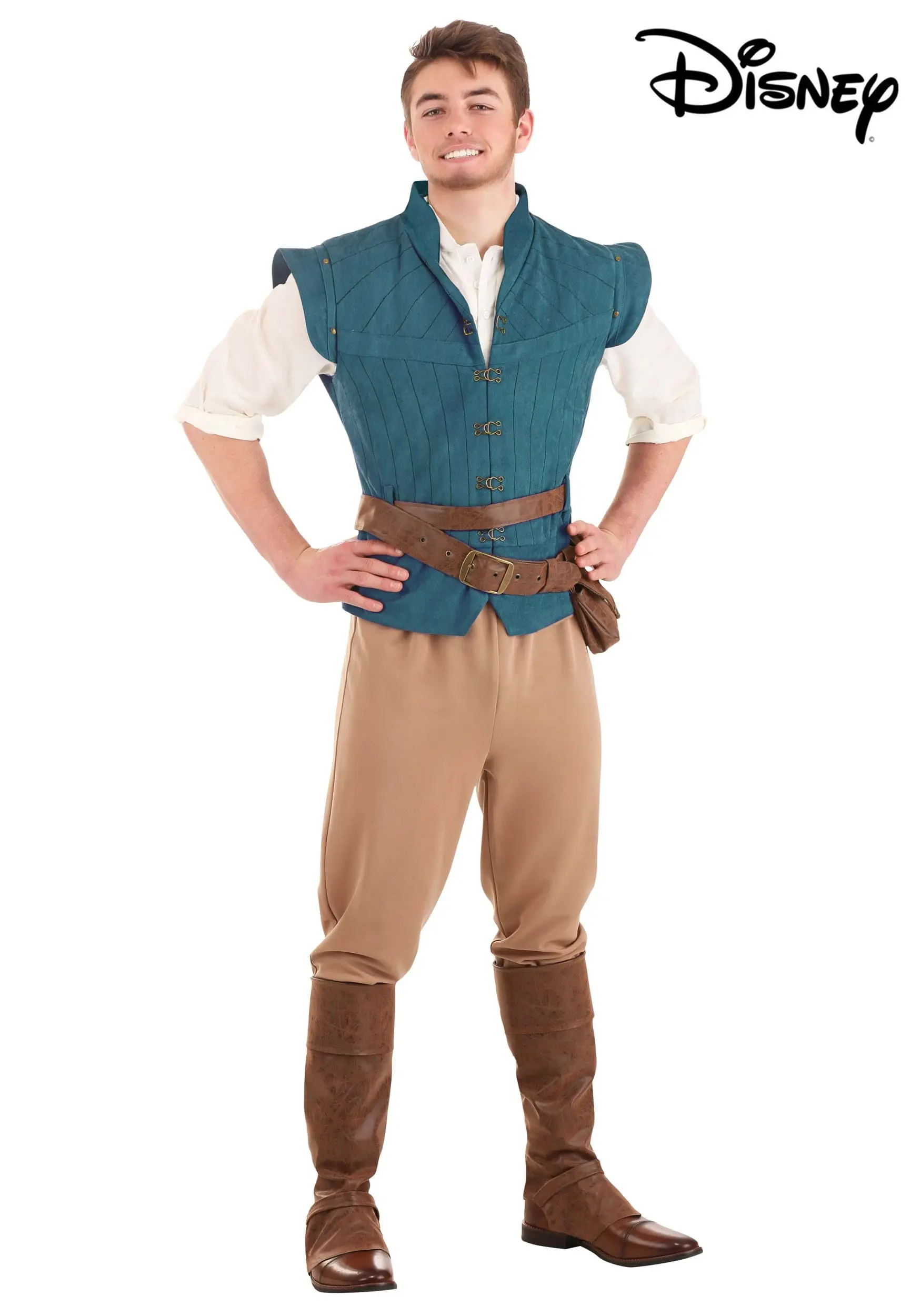Fun Costumes Flynn Rider Costume For Men From Disney's Tangled 9 Fun Costumes Flynn Rider Costume For Men From Disney's Tangled - Image 7