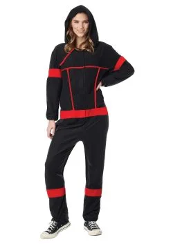 California Costume Collection Unisex Ninja Adult Onesie -Disney Costumes Sales adult unisex ninja onesie alt 2