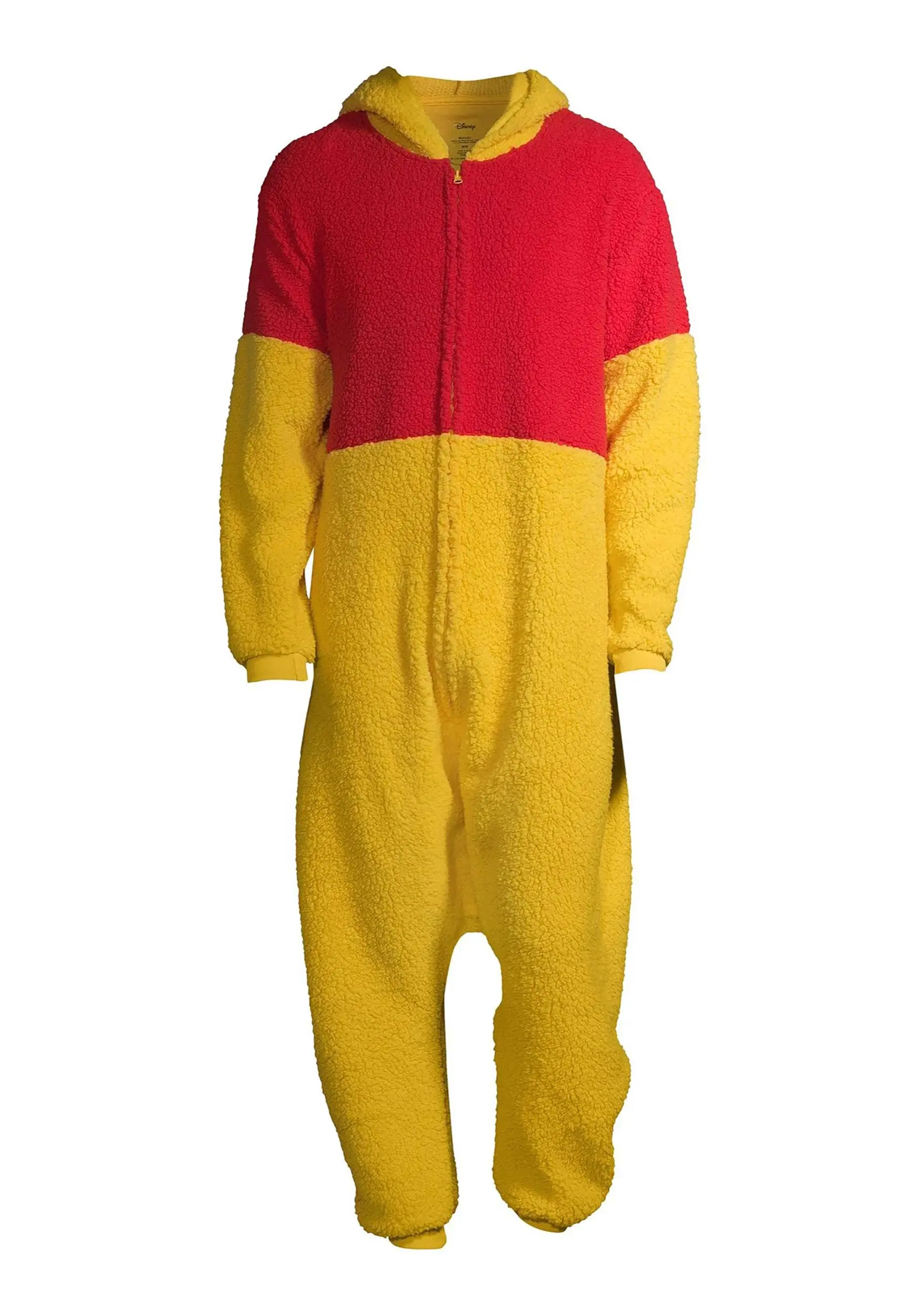 MJC International Winnie The Pooh Sherpa Onesie For Adults 6 MJC International Winnie The Pooh Sherpa Onesie For Adults - Image 4