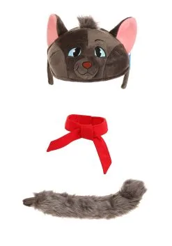 Elope Disney Aristocats Berlioz Plush Headband, Collar & Tail Costume Kit -Disney Costumes Sales aristocats berlioz plush headband collar tail k alt 5