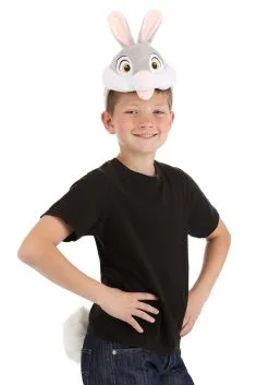 Elope Disney Adult Bambi Thumper Soft Headband & Tail Costume Kit -Disney Costumes Sales bambi thumper soft headband tail kit alt 5