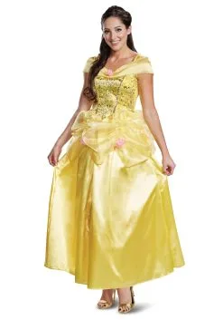 Disguise Beauty & The Beast Adult Deluxe Classic Belle Costume