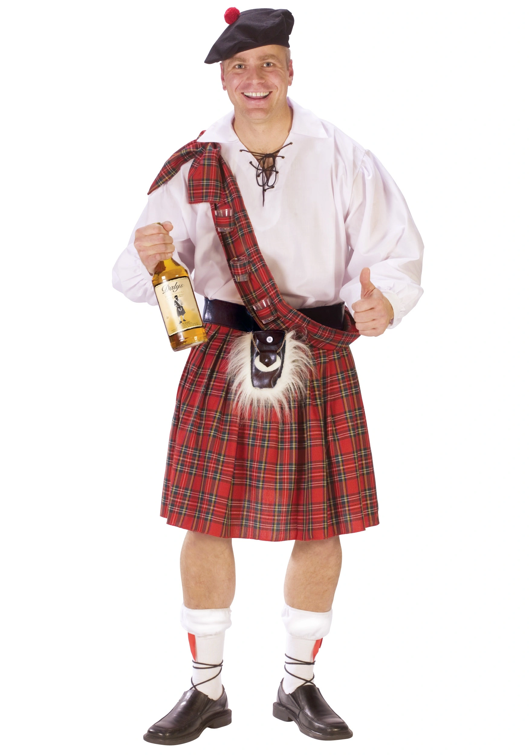 Fun World Big Shot Scot Costume For Adults 3 Fun World Big Shot Scot Costume For Adults
