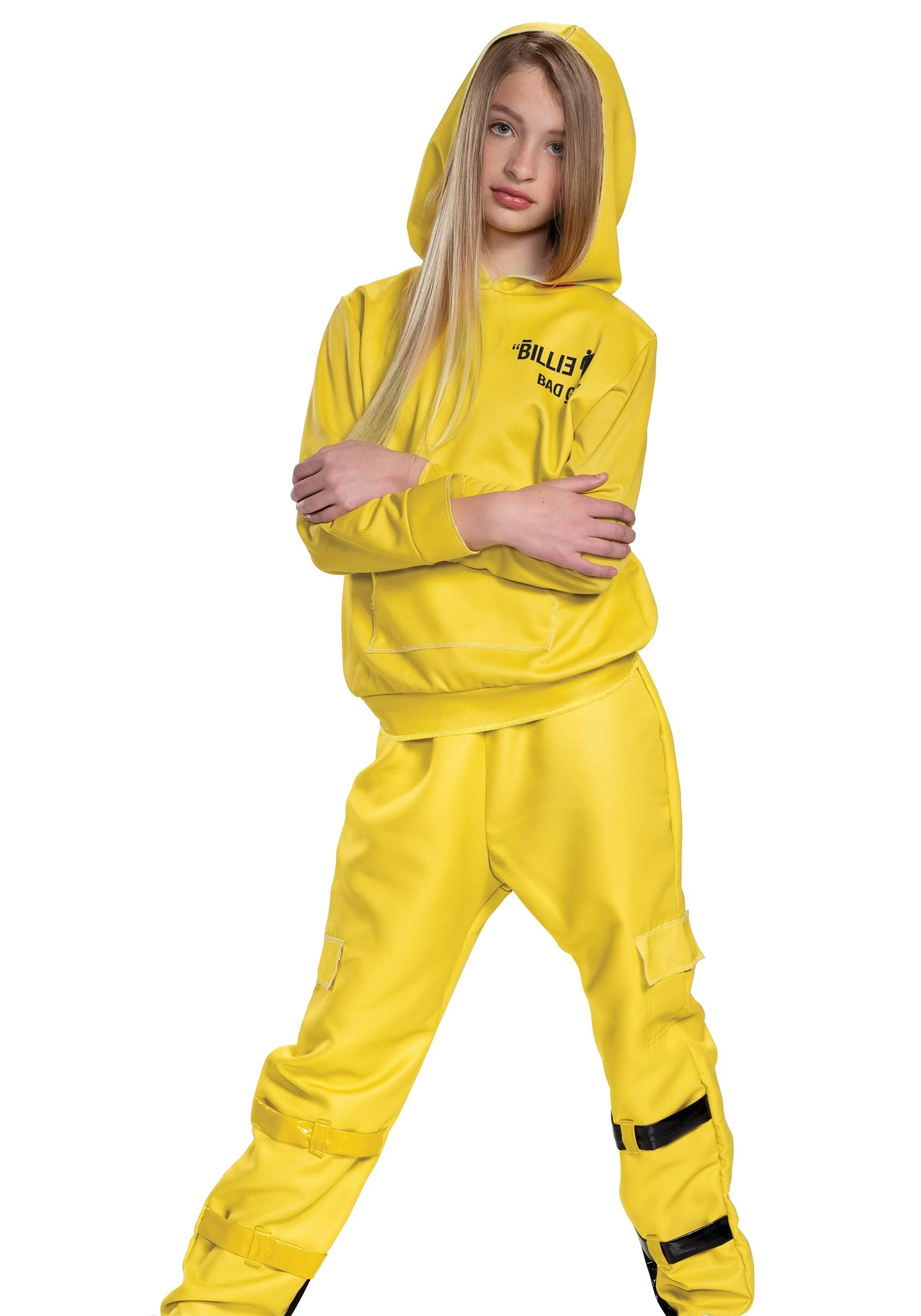 Disguise Billie Eilish Kids Classic Yellow Costume 3 Disguise Billie Eilish Kids Classic Yellow Costume