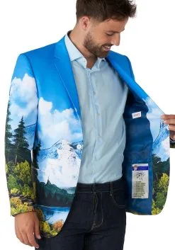 Opposuits Men's Opposuit Bob Ross Blazer -Disney Costumes Sales bob ross blazer alt 2