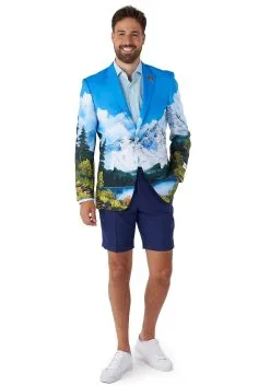 Opposuits Men's Opposuit Bob Ross Blazer -Disney Costumes Sales bob ross blazer alt 4