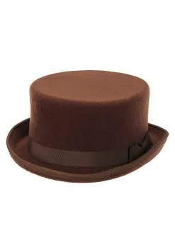 Elope Brown John Bull Top Costume Hat -Disney Costumes Sales brown john bull hat alt 2