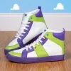Ground Up Disney Buzz Lightyear High Top Shoes For Men -Disney Costumes Sales buzz lightyear mens high top shoes
