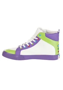 Ground Up Disney Buzz Lightyear High Top Shoes For Men -Disney Costumes Sales buzz lightyear mens high top shoes alt 4
