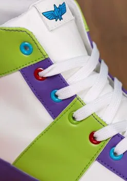 Ground Up Disney Buzz Lightyear High Top Shoes For Men -Disney Costumes Sales buzz lightyear mens high top shoes alt 5
