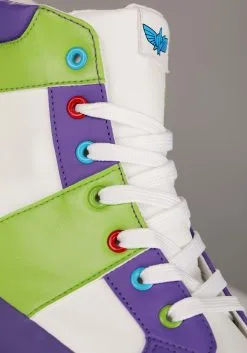 Ground Up Disney Buzz Lightyear High Top Shoes For Men -Disney Costumes Sales buzz lightyear mens high top shoes alt 8
