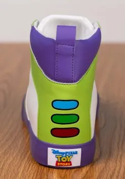 Ground Up Disney Buzz Lightyear High Top Shoes For Men -Disney Costumes Sales buzz lightyear mens high top shoes alt 9