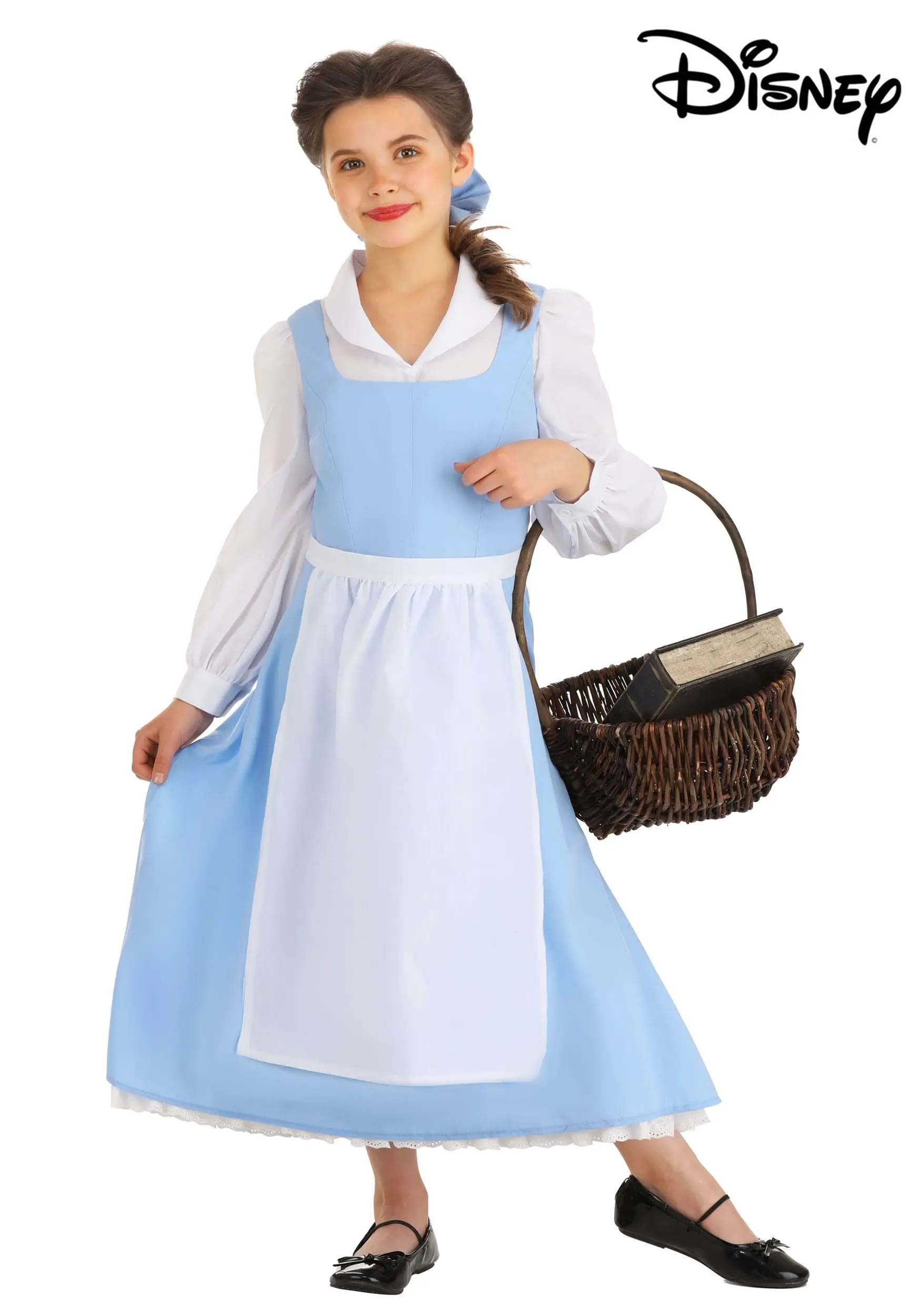 Fun Costumes Belle Blue Dress Costume For Kids From Disney's Beauty And The Beast 5 Fun Costumes Belle Blue Dress Costume For Kids From Disney's Beauty And The Beast - Image 3