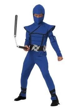 California Costume Collection Child Blue Stealth Ninja Costume