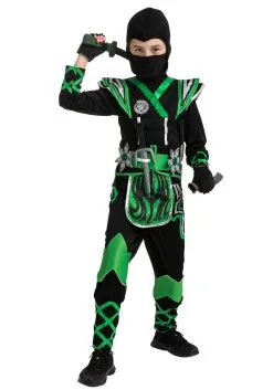 Joyin Green Ninja Costume For Kids -Disney Costumes Sales child green ninja costume alt 4