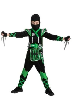 Joyin Green Ninja Costume For Kids -Disney Costumes Sales child green ninja costume alt 6