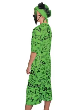 Disguise Kids Classic Green Billie Eilish Costume 7 Disguise Kids Classic Green Billie Eilish Costume -Disney Costumes Sales childs classic green billie eilish costume alt 2