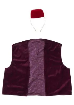 Elope Disney Aladdin Fez & Vest Costume Kit -Disney Costumes Sales disney aladdin fez vest kit alt 1