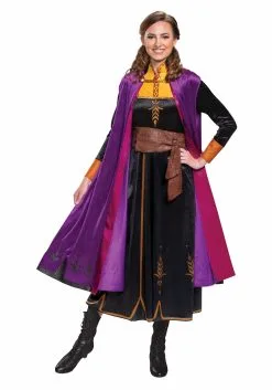 Disguise Deluxe Frozen 2 Anna Costume For Women 9 Disguise Deluxe Frozen 2 Anna Costume For Women -Disney Costumes Sales disney frozen 2 deluxe anna womens costume alt3