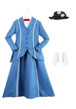 Disguise Limited Women's Mary Poppins Blue Coat Costume -Disney Costumes Sales disney mary poppins womens blue coat costume 6