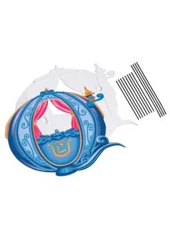 Disguise Cinderella Disney Princess Carriage Adaptive Wheelchair Cover Costume -Disney Costumes Sales disney princess carriage adaptive wheelchair cover alt 1