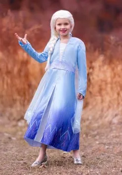 Disguise Frozen 2 Girls Elsa Prestige Costume -Disney Costumes Sales frozen 2 elsa prestige costume for girls alt1