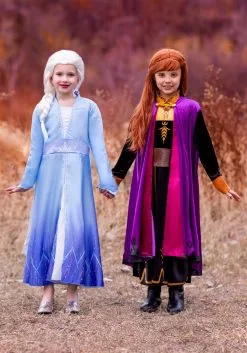 Disguise Frozen 2 Girls Elsa Prestige Costume -Disney Costumes Sales frozen 2 elsa prestige costume for girls alt2