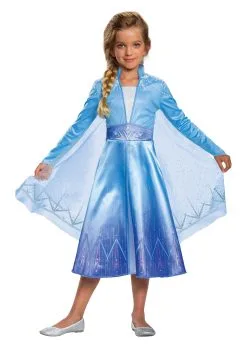 Disguise Limited Deluxe Disney Frozen 2 Girls Elsa Costume -Disney Costumes Sales frozen 2 girls elsa deluxe costume alt 2