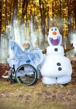 Disguise Limited Frozen Olaf Inflatable Costume For Kids -Disney Costumes Sales frozen child olaf inflatable costume alt 2