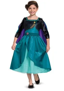 Disguise Frozen Queen Anna Classic Costume For Kids