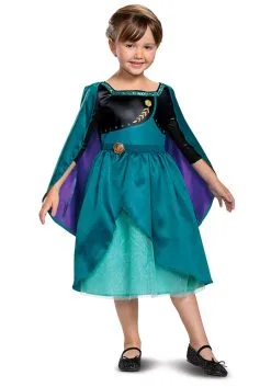 Disguise Frozen Queen Anna Classic Costume For Kids -Disney Costumes Sales frozen queen anna classic kids costume alt 2