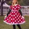 Fun Costumes Deluxe Disney Minnie Mouse Costume For Girls -Disney Costumes Sales girls deluxe disney minnie mouse costume