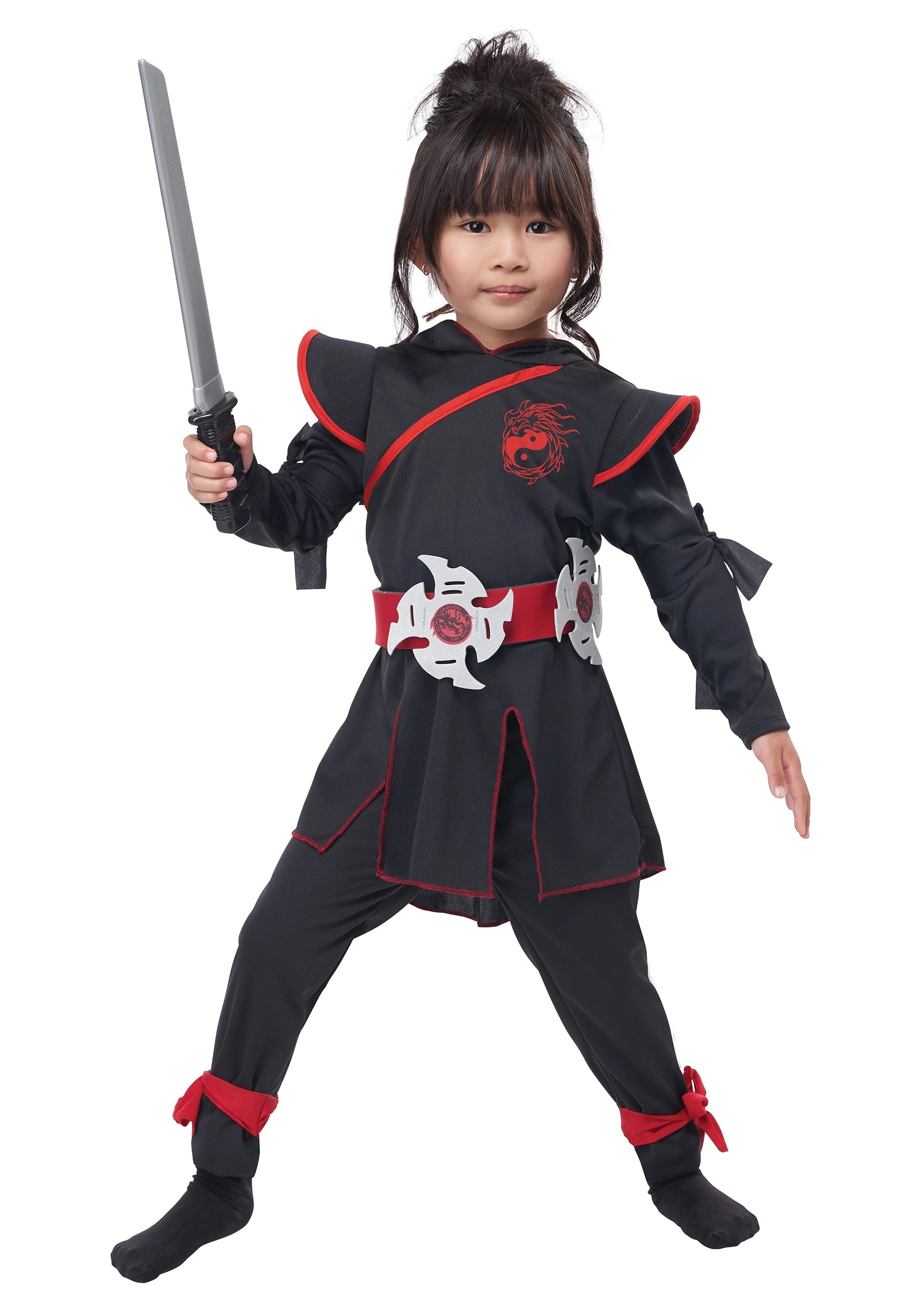 California Costume Collection Lil' Ninja Costume For Girls 3 California Costume Collection Lil' Ninja Costume For Girls