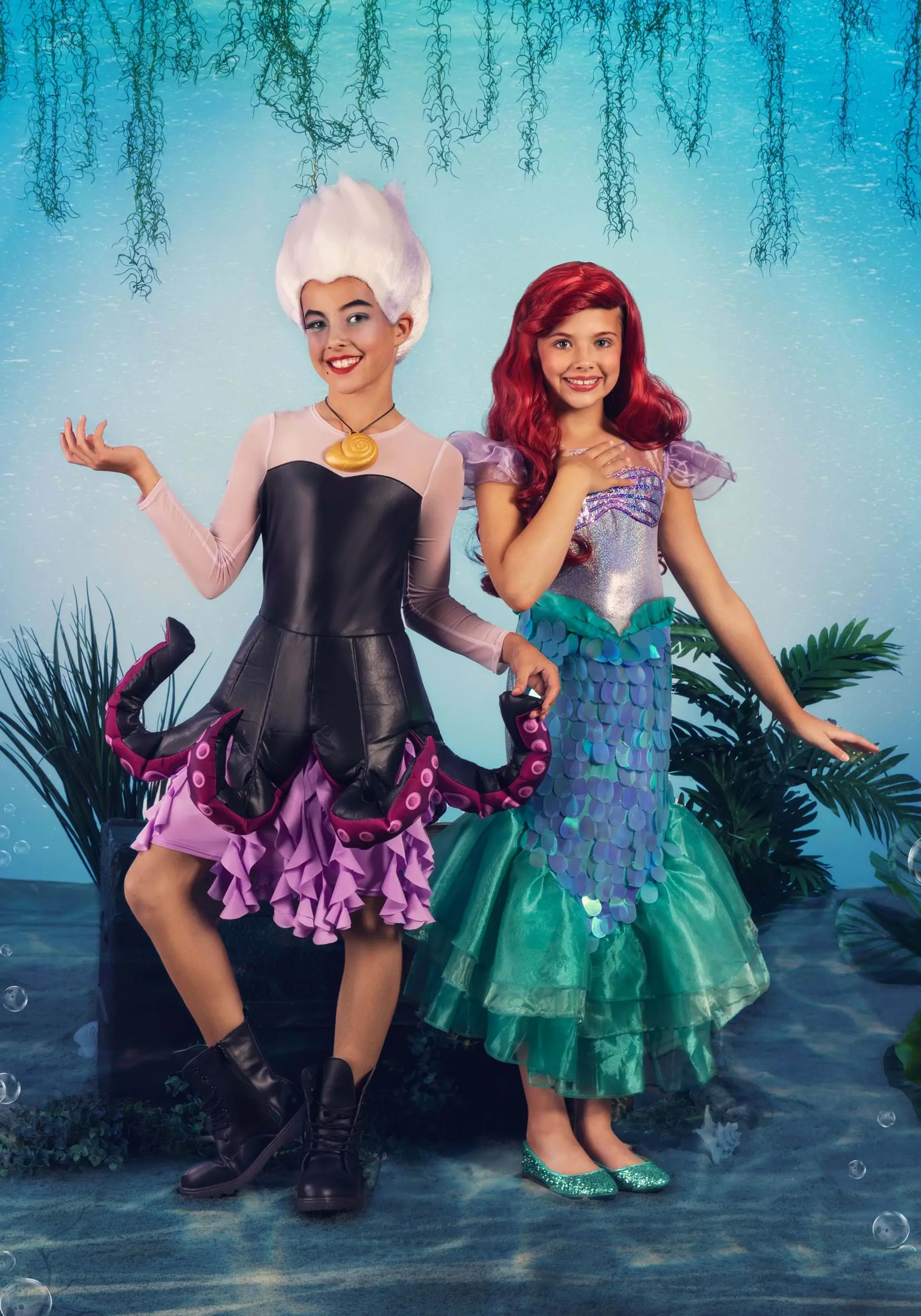 LF Products Pte. Ltd. Disney Little Mermaid Ariel Costume For Girls 6 LF Products Pte. Ltd. Disney Little Mermaid Ariel Costume For Girls - Image 4