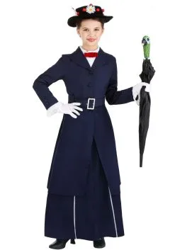 Fun Costumes Mary Poppins Costume For Girls -Disney Costumes Sales girls mary poppins costume alt 2