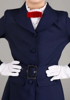 Fun Costumes Mary Poppins Costume For Girls -Disney Costumes Sales girls mary poppins costume alt 7