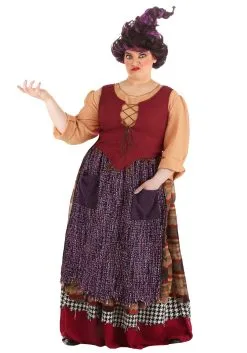 Fun Costumes Mary Sanderson Costume For Plus Size Women From Disney’s Hocus Pocus -Disney Costumes Sales hocus pocus mary sanderson plus size womens costume alt 6