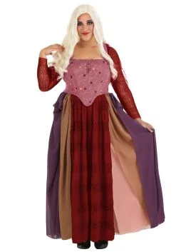 Fun Costumes Sarah Sanderson Costume For Plus Size Women From Disney's Hocus Pocus -Disney Costumes Sales hocus pocus sarah sanderson plus size womens costume alt 7
