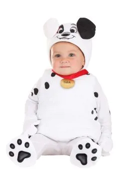 Fun Costumes Dalmatian Costume For Infants From Disney's 101 Dalmatians -Disney Costumes Sales infant 101 dalmatians bubble costume alt 3