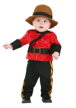 Fun Costumes Canadian Mountie Costume For Infants -Disney Costumes Sales infant canadian mountie costume alt 2